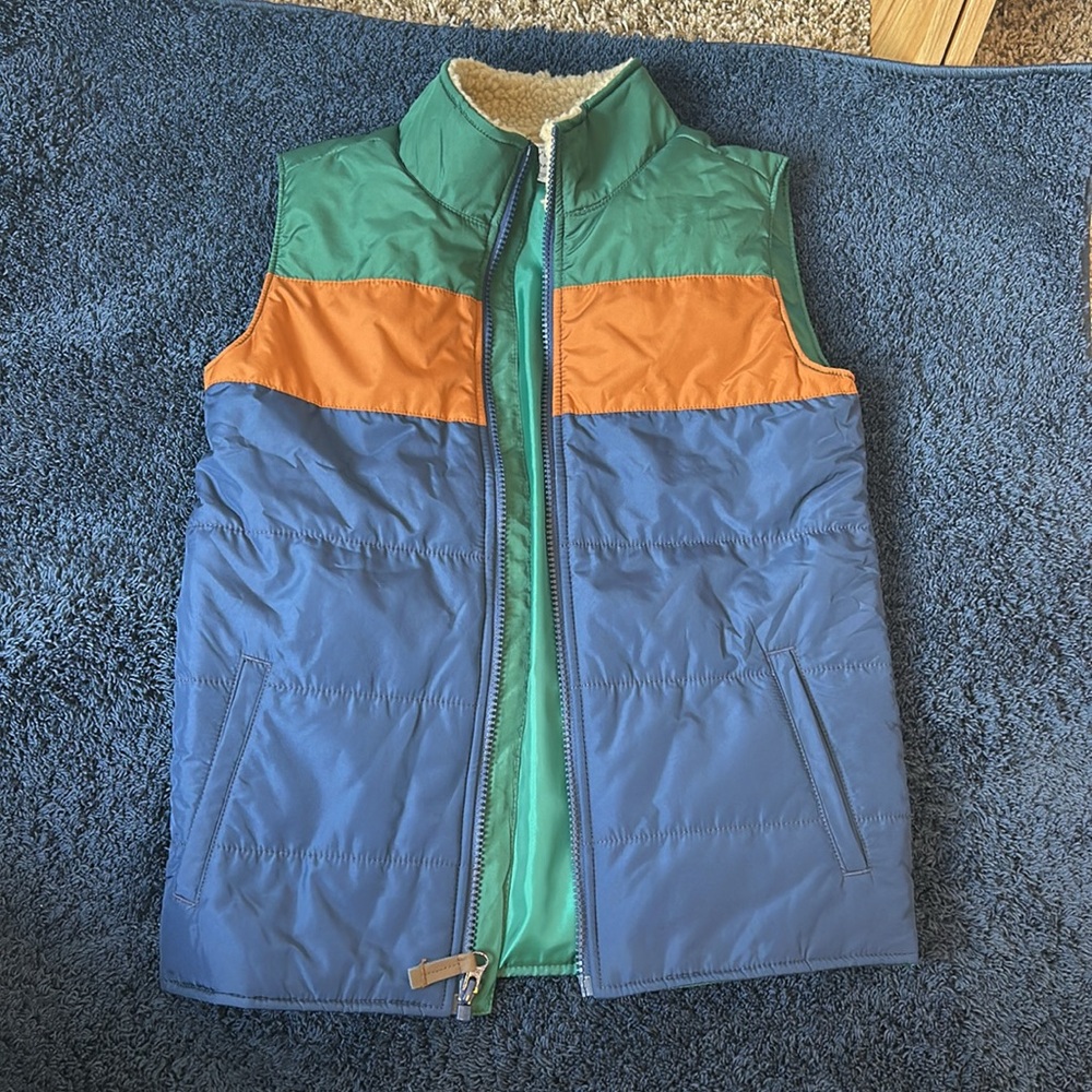 NWOT CARTER’S Kid Colorblock Zip-Up Puffer Vest